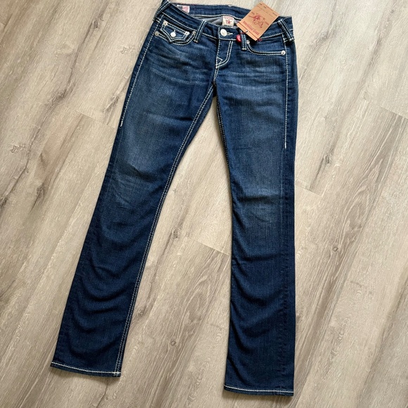 TRUE RELIGION Women’s Billy General Lee Rosewood Jeans Size 26 NWT - Picture 1 of 16